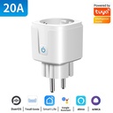 TNCE Tuya المكونات الذكية WiFi/Zigbee3.0 المقبس 16A/20A مراقبة الطاقة