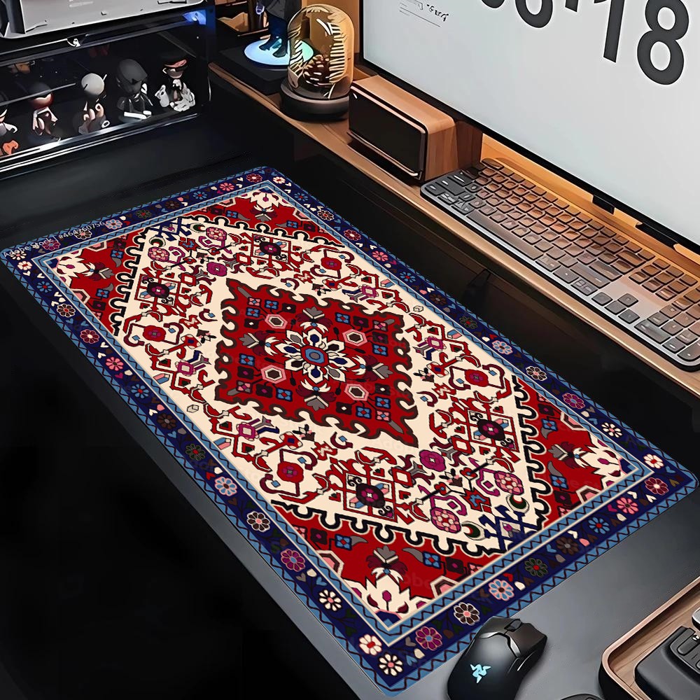 Persian Mouse Pad Large Xxl Big Office Carpet Mouse Mats Gamer Rug (mouse pad 14, 300X800X2mm)