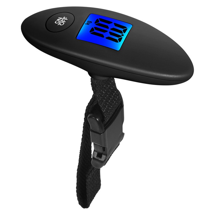 40kg/100g Portable Luggage Scale High Precision Travel Digital (Black)