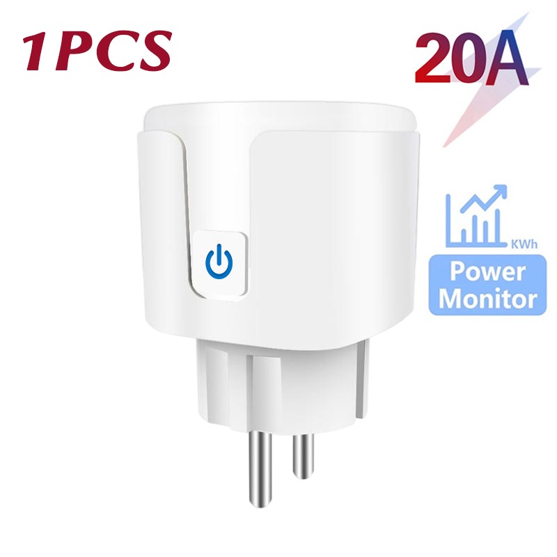 Prise intelligente Wifi EU 16/20A avec fonction de surveillance de la (20A Power Monitor)
