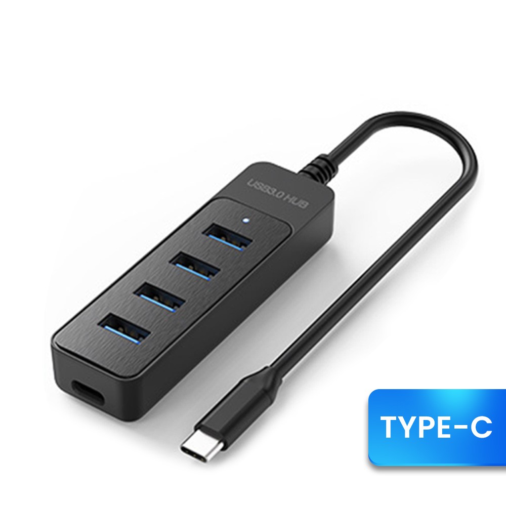 USB 3.0 Power Adapter 4 Port Multi USB Splitter Hub USB Hub 2.0 Type (Type C Hub)
