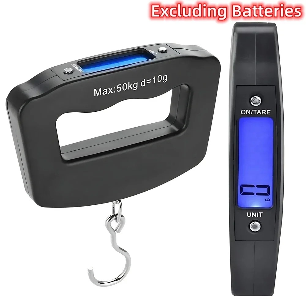 50  كجم ميزان الأمتعة الرقمي المحمولة حقيبة مقياس يده الموازين (Type 1 Hook    1pc)