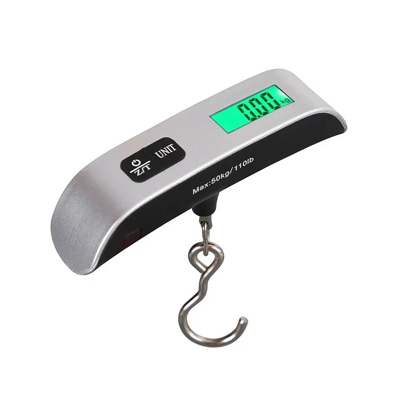 Portable Handheld Digital Travel Luggage Scale - .110lb/50kg with LCD